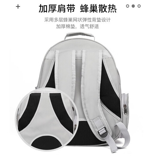 贝尼豆猫包外出狗狗背包 宠物包猫咪手提太空舱宠物背包狗包夏季便携 【无侧开】经典黑 适用13斤内