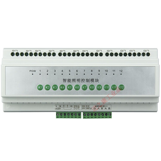 12-way intelligent switch controller module power supply lighting centralized wireless network remote lighting panel 4G ordinary type without display