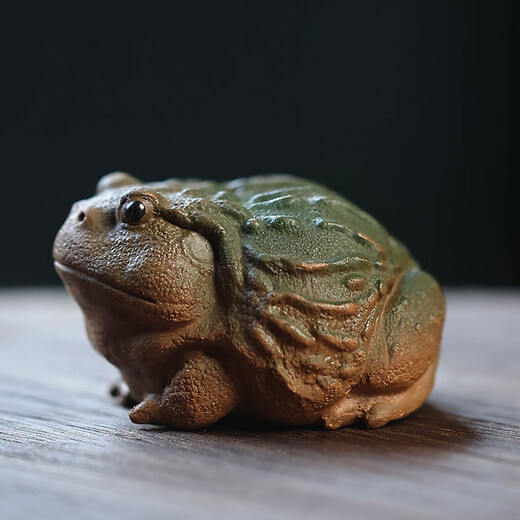 Yixing Zisha Tea Pet Golden Toad Lucky Tea Play Can Raise Creative Toad Tea Tray Ornaments Kung Fu Tea Set Accessories 2025 Toad 1