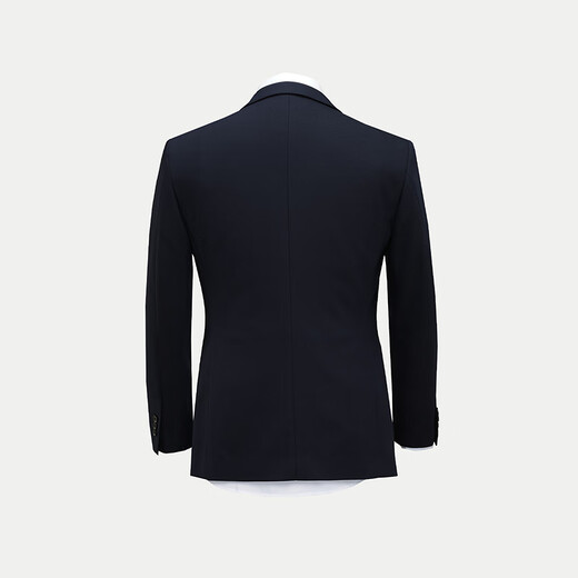 Heilan House Imitation Wool Suit Men's 25 New Flat Lapel Brooch Embellished Elastic Sleeve Western Men's Autumn HTXAD3J056A Navy Blue 56 (Suit + Pants) S 170/88A Recommended 114~124Jin Jin equals 0.5 kg