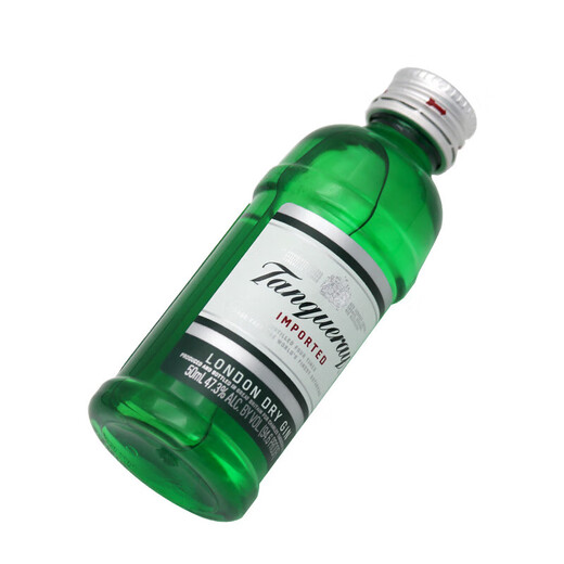 马爹利TANQUERAY 添加利英国原装进口干味金酒基酒蒸馏酒调酒节日送礼 添加利酒版 50mL 1瓶