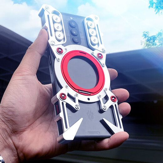 Dazzling Red Magic 10air mechanical arm Red Magic 10spro+ mobile phone case with stand 10pro rotating ring Red Magic 9spro+ metal frame protective cover 8spro+ car magnet Upgraded mechanical rotating stand black lanyard + frameless + car magnet 1 Red Magic 10s pro+