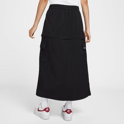 Nike (NIKE) 2025 Women's AS NSW WVN MR MDI SKT GCEL Skirt IH9275-010 M