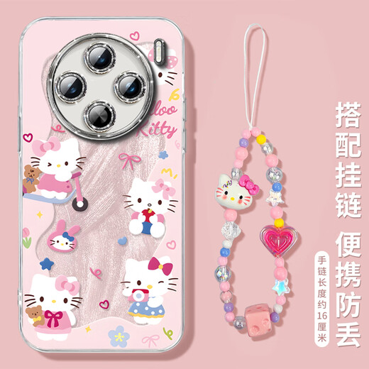 机旺马vivox200s手机壳全包自带镜头膜KT猫适用vivox200手机壳vivox100pro新款ultra系列X90s保护x70套vi 【NM15685甜甜圈KT猫】自带电镀闪粉镜头膜全 viv
