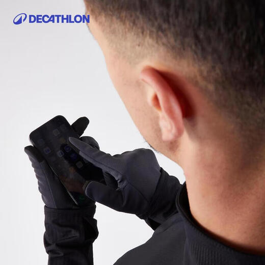 Guantes de decatlón que corren, esquí, ciclismo, pantalla táctil deportiva Black XL-4564124 rentable