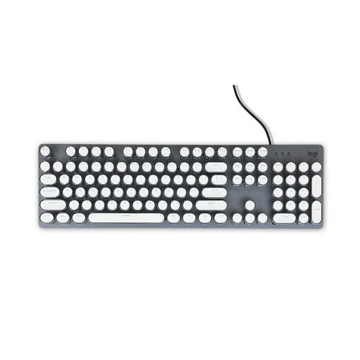 Logitech K845 Clavier mécanique Clavier câblé E-Sports rétro Punk Girl Office Blue Axe rouge Axe Red-valeur Modèle K845 + Le gris en mousse de lait doit être installé Contact Client Service Arbre de thé ne peut avoir que 104 touches câblées
