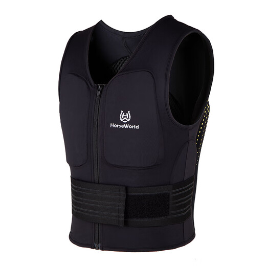Cavassion elastic adjustable equestrian armor protective vest riding adult children men's and women's protective gear safety equipment M