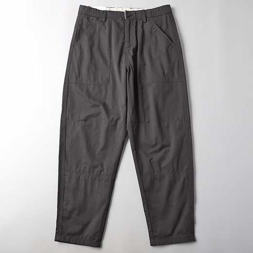 Muji mismos pantalones casuales para hombres en pantalones de patio ancho de verano pantalones de harén japoneses heterosexuales hombres longitud casual 6626 gris 28