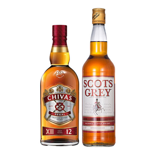 芝华士（Chivas Regal）英国12年杰克丹尼 苏格兰 调和 调配型 威士忌 进口洋酒 40%vol 芝华士500ml+苏格宾700ml