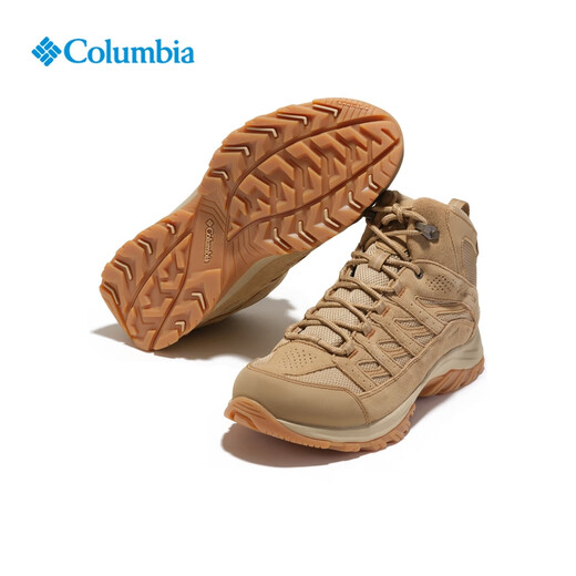 Columbia Jiang Qiming gleichen Stil Columbia Outdoor Herren wasserdichte Griffwäsche-resistente Mid-Top-Wanderschuhe BM0652 241 BM0652 MEN KHAKI 40,5 (25,5 cm) Männer