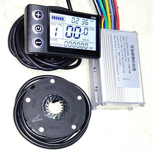 Intelligent electric vehicle assist mountain scooter LCD instrument controller set soft start 48V60V M5+sine wave controller+right assist