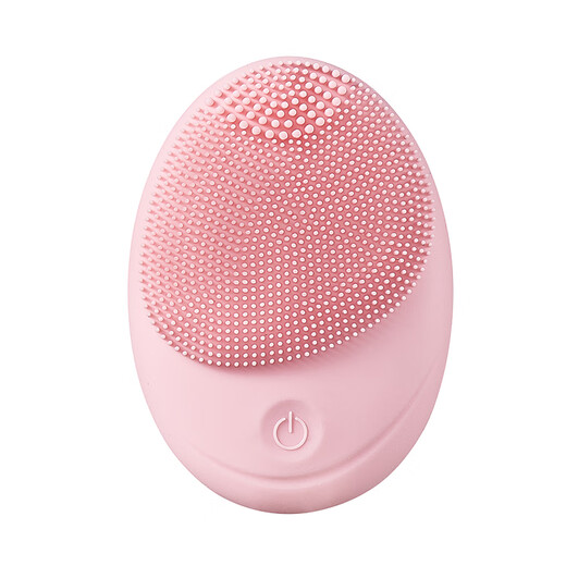 Jingga Instrument de lavage du visage électrique Nettoyant pour pores Instrument de lavage du visage pour femmes et hommes Instrument de lavage du visage Brosse de lavage du visage à vibrations soniques Rose Nouveau modèle
