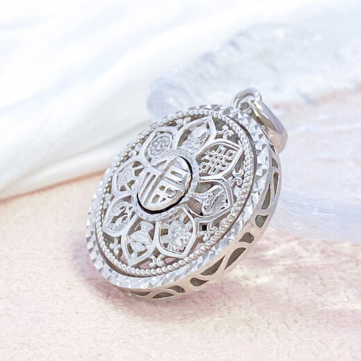 Zhaoliang platinum necklace PT950 men's platinum compass pendant fashion pendant platinum jewelry gift 12.91 g