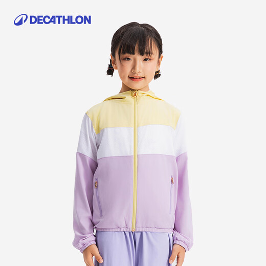 
Decathlon girls sportswear jackets and jackets for children cool spring and summer hooded skin clothes-5443932