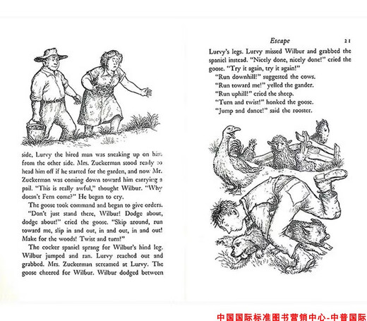 Charlotte's Web Original English Book + GRATUIT AUDIO de Charlotte Charlotte Book d'anglais Eb White White Lance Valeur 680L - Avec Audio - Convient à l'école primaire - Junior High School - lycée de la version Web de Charlotte de Charlotte
