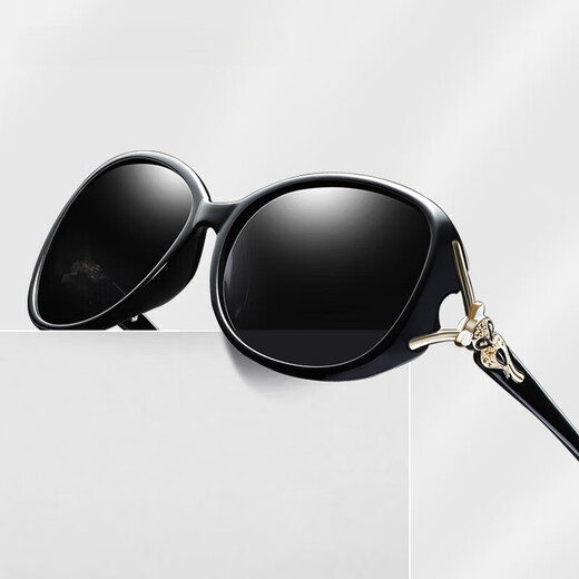 CONCISE KITE sunglasses for women 2025 new polarized sunglasses for women driving sun protection and ultraviolet sunglasses for women glasses showing small face black - high-end practical gift high-end sense of high-end