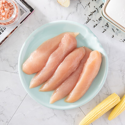 Liuhe Chicken Breast 2Jin Jin is equal to 0.5kg White Feather Chicken Healthy Light Food Frozen Chicken Breast Low-fat Fitness Ingredients