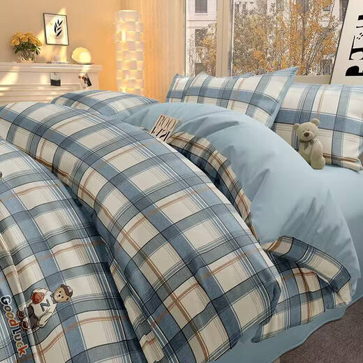 Yonghuan 2.35 wide pure cotton fabric bedding fabric A baby cotton twill cotton quilt cover bed sheet cotton cloth 659 picture front flower 1 meter price multi-photo cut