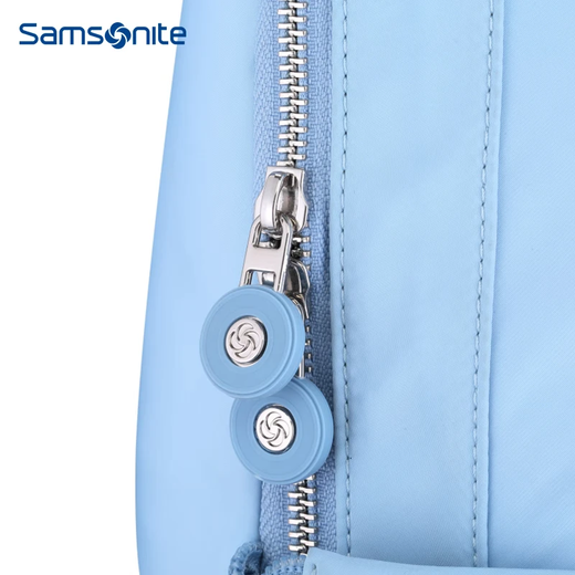 Samsonite Backpack 14-inch Laptop Bag Large Capacity Backpack School Bag for Men and Women Business Commuting and Travel Blue Slightly Flawed Model Special Price Clearance Dry Cleaning and Hot Air Drying Strictly Prohibited