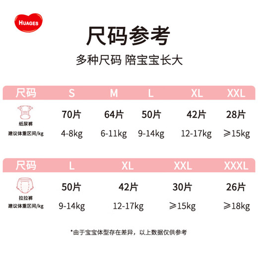 铂金装小桃裤儿童拉拉裤超薄干爽学步裤透气宝宝纸尿裤婴儿尿不湿 1包 铂金装拉拉裤L码50片