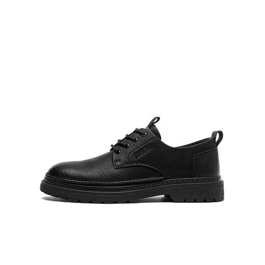 
Red Dragonfly Men's Workwear Shoes Spring and Autumn Low Top Trendy Martin Shoes Thick-soled Leather Shoes Retro Casual Shoes WLA44054 Black 42