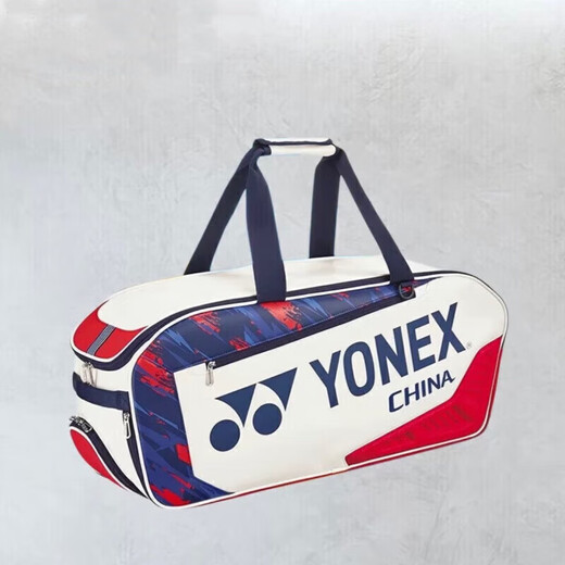 尤尼克斯yonex新款2024国家队羽毛球包单双肩手提方包大容量男女款运动球包背包 9226白色