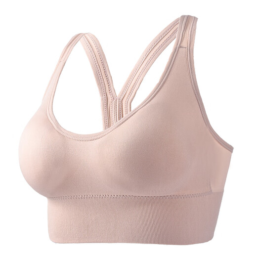 
Hug cotton summer thin women's underwear sports shock-proof cross-bearing bra gathers and collects the skin tone of the breast vest