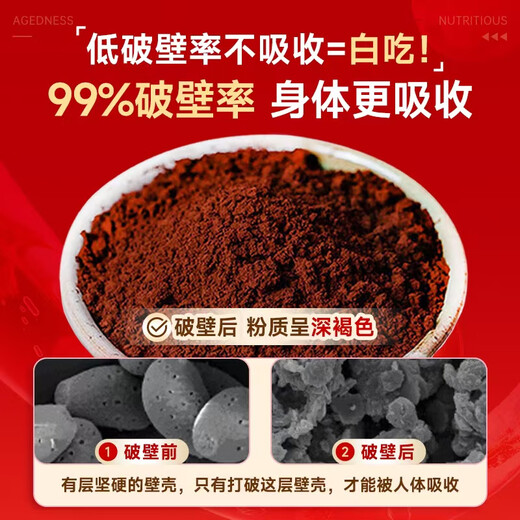 Fuyuankang Breaking Wall Ganoderma lucidum порошковые капсулы 90 капсулы/коробка, содержащая масло с спортом Lucidum, чтобы улучшить подарочную коробку для иммунитета и здравоохранения