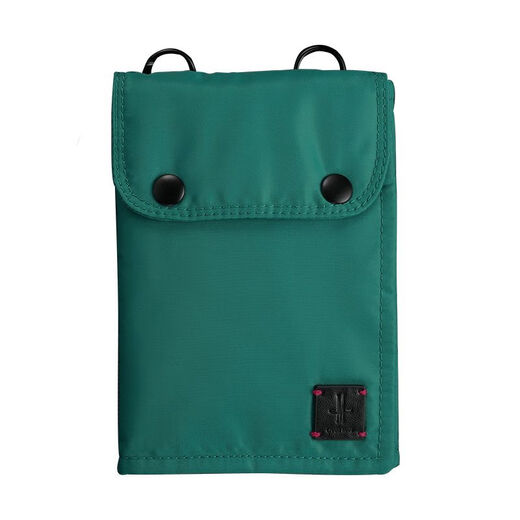 
CHART MATE men and women multifunctional passport bag waterproof certificate storage bag neck halter ticket travel passport clip mobile phone bag crossbody bag purple