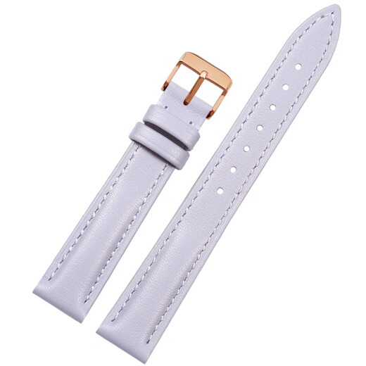 VCK adapted to Casio SHE4048 4539 4540 5010 LTP1391 Disney pink white Tissot Longines children's waterproof leather watch strap for women 14mm (A145) white-(K2) silver global pin buckle