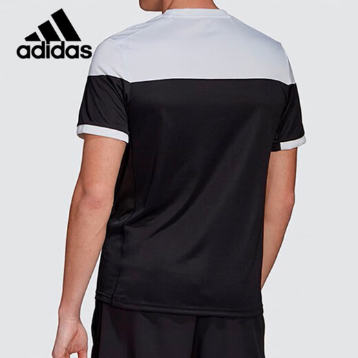 阿迪达斯 （adidas）男装 2025新款运动服跑步训练健身舒适透气休闲短袖T恤 FT9720 XS