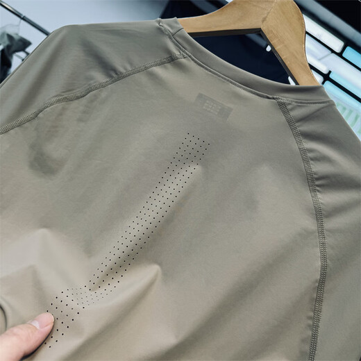 Niao No-Standard flach, luftgepackte und atmungsaktive vierseitige, elastische dreidimensionale maßgeschneiderte Männer im Freien, die kurzärmlige T-Shirt Navy 9928 L 130-145jin im Freien [Jin entspricht 0,5 kg]