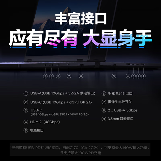 联想拯救者Y7000P 2025补贴电竞游戏笔记本电脑r 满血独显旗舰标压酷睿 24核i9-14900HX 满血RTX5070 升级丨32G内存 1TB高速固态