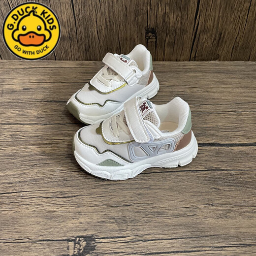 
G.DUCKKIDS little yellow duck children's shoes 25 spring and autumn style baby shoes for boys and girls Babu toddlers shoes for children's functional shoes for children non-slip and transparent 9227 light pink spring and autumn style leather surface 23 inner length 14.5cm