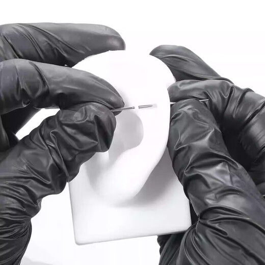 Tanbeiman Ear Hole Guide Needle, Lip Nail, Ear Bone Guide Rod, Umbilical Nail Piercing Needle, Lip Nail, Beginner's Piercing Guide Auxiliary Tool, 5 Pack, External Thread Model M0.9 - Suitable for 1.2mm Internal Thread Jewelry