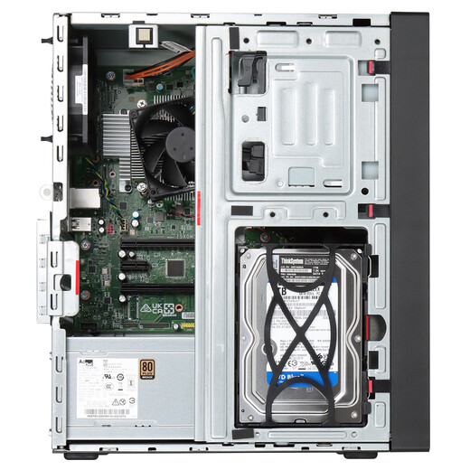 Lenovo ThinkServer TS90X kleiner 4U-Tower-Server-Host Xeon E-2324G Quad-Core 3,1-4,6 GHz 32G-Speicher丨2 2T-Festplatte丨RAID1