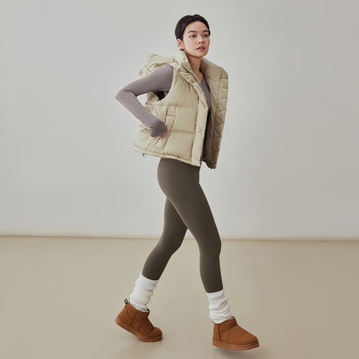 Gigt Jiji yoga wear women's long-sleeved one-piece woven waist slimming outdoor sports T-shirt Pilates training wear fitness wear Haiyueyan M