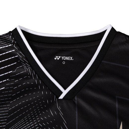 YONEX Yonex badminton clothing competition training Lin Dan sports running short-sleeved T-shirt 10097LDCR black O