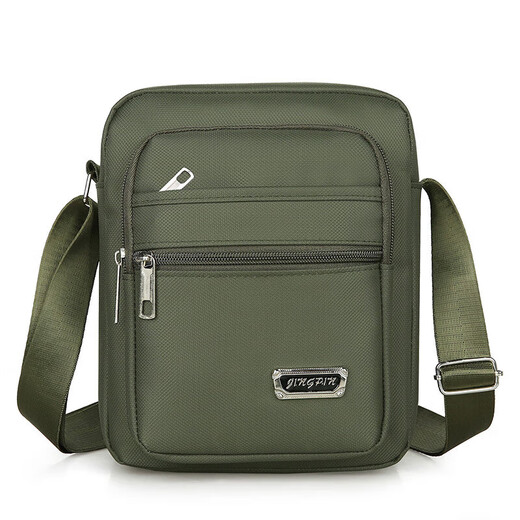 Bolsa de hombres de Xiaomi Bolso de hombro casual de la mochila Oxford Mochila para hombres Bolso de lienzo de bolsillo de cuerpo cruzado portátil [Estilo básico de Pull Square-Pull]+[YZ3519 Negro]