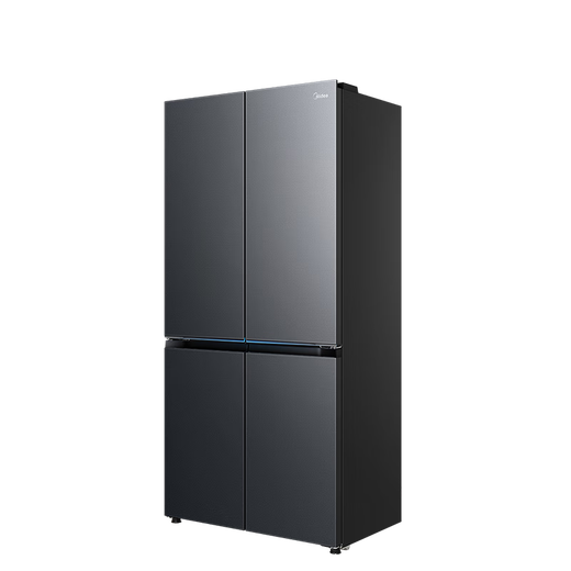 Midea Xiongdundun Pro 601 liter cross four-door flat screen fully embedded ultra-clean technology automatic ice making, taste and freshness preservation home smart large refrigerator BCD-601WUSIGPZM star magnetic gray