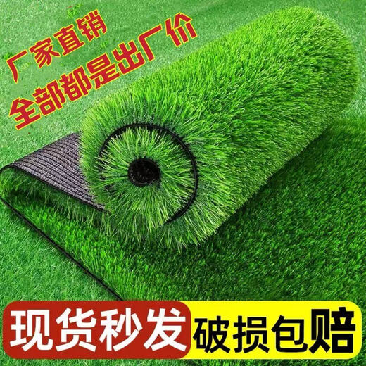 Simulated lawn artificial turf artificial fake lawn carpet simulated plastic lawn mat outdoor 2 cm thick spring grass 2 meters wide * 25 long