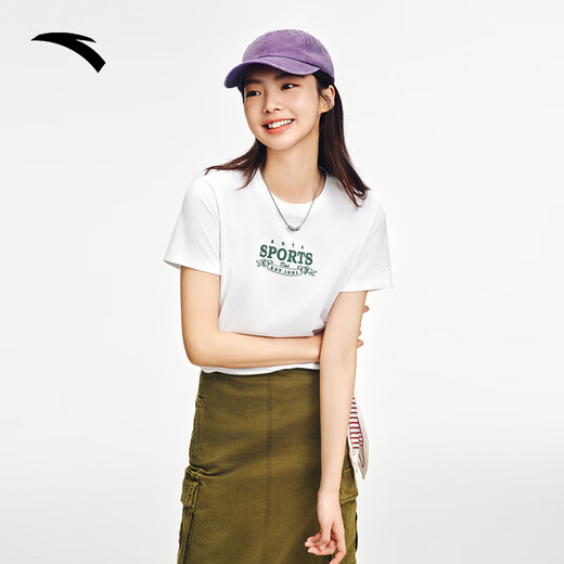 
Anta Ice Silk T丨First Shoulder Knitted Short Sleeve T-shirt Women's Summer New Casual Top 162538113