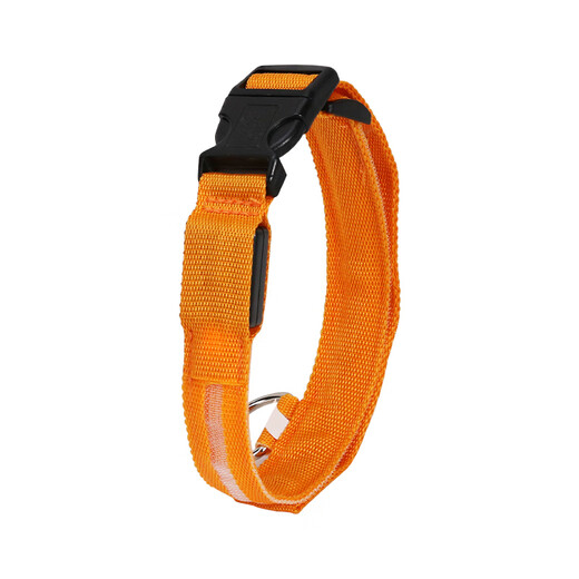 Cute Star Pet Dog Luminous Collar LED Neck Collar Long Life Cat Teddy Golden Fur Border Collie Pet Supplies Size S