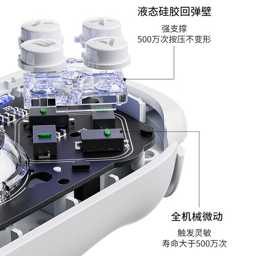 Aojia Lion J20Pro Knight Switch Controller JoyCon Split Controller HD Shock NS2 Wireless Bluetooth Macro Programming Pokémon ZA Mario Party NFC Left and Right Game Controller