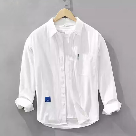 Teenage Semier Shirt à manches longues Men de coton à manches à manches de la marque de coton à manches pour hommes