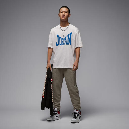 Nike (Nike) 2025 Hombres como M J Brk Col Wm SS Crew Camiseta de manga corta HV3895-051 XL