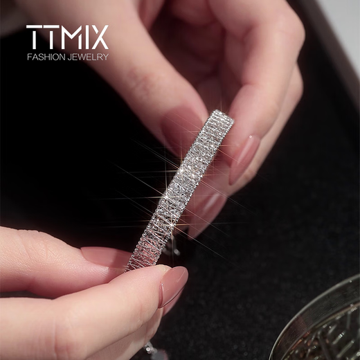 TTMIX platinum bracelet pt950 platinum bracelet platinum bracelet fashionable high-end platinum bracelet for girlfriend 13.5-13.7g