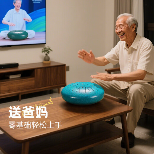 前谷（CEGA）空灵鼓15音D调初学者易学手碟鼓打击乐器送长辈父母节日礼物
