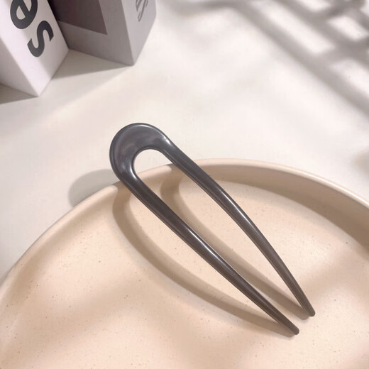 Retro simple U-shaped hairpin for women, gentle temperament, ball hairpin, 2025 new high-end hairpin headwear, U-shaped hairpin-random 4 pieces