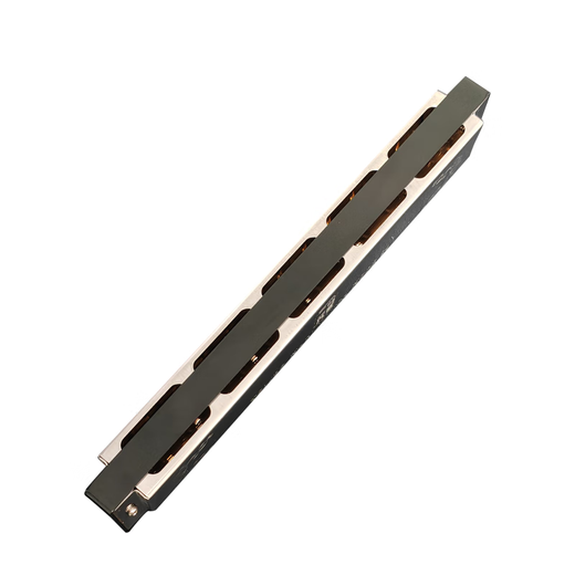 Tongbao 6624p actualizado y modificado de aluminio de metal de metal de metal armónica de 24 orejas para adultos de alta gama actualizados y modificado de metal negro Cube A# Tune Tune